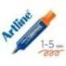 ROTULADOR ARTLINE FLUORESCENTE EKS-600 COLOR NARANJA PUNTA BISELADA