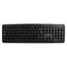 TECLADO Q-CONNECT CON CABLE 1,35 MT NEGRO