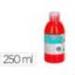 PINTURA ACRILICA LIDERPAPEL BOTE DE 250 ML COLOR ROJO