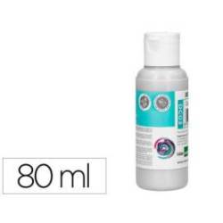 PINTURA ACRILICA LIDERPAPEL BOTE DE 80 ML COLOR BLANCO