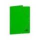 CARPETA LIDERPAPEL GOMAS FOLIO 3 SOLAPAS CARTON PLASTIFICADO VERDE