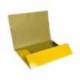 CARPETA LIDERPAPEL GOMAS FOLIO 3 SOLAPAS CARTON PLASTIFICADO AMARILLO