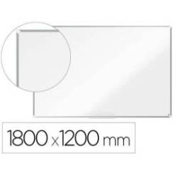 PIZARRA BLANCA MARCA NOBO PREMIUM PLUS ACERO LACADO MAGNETICA 1800X1200 MM