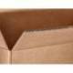 CAJA PARA EMBALAR MARCA Q-CONNECT AMERICANA CON FONDO AUTOMATICOY ASAS CARTON CANAL SIMPLE 5 MM COLOR KRAFT 500X400X300 MM