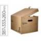 CAJON CONTENEDOR MARCA LIDERPAPEL CARTON MANUAL PARA 3 CAJAS ARCHIVO DEF. FOLIO / 3 ARCHIVADORES A-Z 387X333X260MM