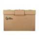 CAJON CONTENEDOR MARCA LIDERPAPEL CARTON MANUAL PARA 5 CAJAS ARCHIVO DEF. FOLIO / 6 ARCHIVADORES A-Z 540X410X300MM