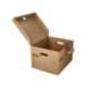 CAJON CONTENEDOR MARCA LIDERPAPEL CARTON MANUAL PARA 5 CAJAS ARCHIVO DEF. FOLIO / 6 ARCHIVADORES A-Z 540X410X300MM