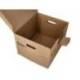 CAJON CONTENEDOR MARCA LIDERPAPEL CARTON MANUAL PARA 5 CAJAS ARCHIVO DEF. FOLIO / 6 ARCHIVADORES A-Z 540X410X300MM