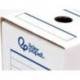 CAJA ARCHIVO DEFINITIVO AUTOMATICA LIDERPAPEL DIN A4 CARTON RECICLADO 325G/M2 LOMO 100 MM BLANCO 360X100X255MM