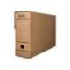 CAJA ARCHIVO DEFINITIVO MARCA LIDERPAPEL FOLIO PROLONGADO CARTON RECICLADO 325G/M2 LOMO 116 MM KRAFT 388X116X275 MM