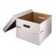 CAJON CONTENEDOR MARCA LIDERPAPEL CARTON AUTOMATICO PARA 4 CAJASARCHIVO DEF. FOLIO / 5 ARCHIVADORES A-Z 430X383X265MM