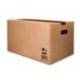 CAJA PARA EMBALAR MARCA Q-CONNECT AMERICANA ULTRARRESISTENTE CONASAS CARTON CANAL DOBLE 7 MM COLOR KRAFT 700X440X330 MM