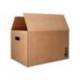 CAJA PARA EMBALAR Q-CONNECT AMERICANA ULTRARRESISTENTE CONASAS CARTON CANAL DOBLE 7 MM COLOR KRAFT 430X300X250 MM