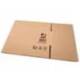 CAJA PARA EMBALAR MARCA Q-CONNECT AMERICANA ULTRARRESISTENTE CARTON RECICLADO CANAL DOBLE 7MM COLOR KRAFT 600X400X290 MM