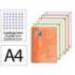 Bloc espiral Oxford Din A4 con tapa de plástico resistente microperforado color rosa