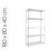 ESTANTERIA METALICA SIMONRACK ADVANTAGE MINI 5/400 BLANCO 5 ESTANTES 75 KG POR ESTANTE 180X80X40 CM