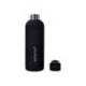 BOTELLA PORTALIQUIDOS MARCA ANTARTIK ISOTERMICA ACERO INOXIDABLE LIBRE DE BPA COLOR NEGRO 500 ML