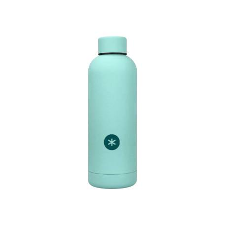 BOTELLA PORTALIQUIDOS MARCA ANTARTIK ISOTERMICA ACERO INOXIDABLE LIBRE DE BPA COLOR MENTA 500 ML