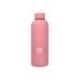 BOTELLA PORTALIQUIDOS MARCA ANTARTIK ISOTERMICA ACERO INOXIDABLE LIBRE DE BPA COLOR ROSA 500 ML