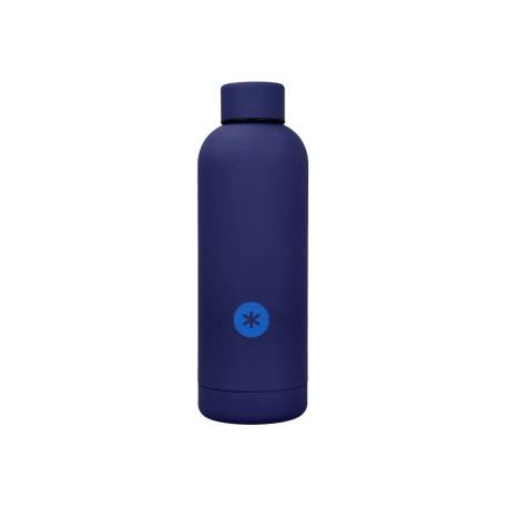 BOTELLA PORTALIQUIDOS MARCAANTARTIK ISOTERMICA ACERO INOXIDABLE LIBRE DE BPA COLOR AZUL 500 ML