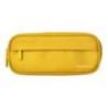 ESTUCHE PORTATODO LIDERPAPEL CLASSIC OVALADO 2 CREMALLERAS CON BOLSILLO DELANTERO 210X90MM COLOR AMARILLO