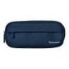 ESTUCHE PORTATODO LIDERPAPEL CLASSIC OVALADO 2 CREMALLERAS CON BOLSILLO DELANTERO 210X90MM COLOR AZUL MARINO
