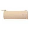 ESTUCHE PORTATODO LIDERPAPEL CLASSIC CILINDRICO ANCHO 210X70MM COLOR CREMA