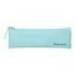 ESTUCHE PORTATODO LIDERPAPEL PLANO ESTRECHO UNA CREMALLERA 200X60 MM COLOR AZUL CELESTE