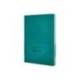 CUADERNO CON GOMILLA ANTARTIK NOTES TAPA DURA DIN A4 HOJAS CUADRICULA VERDE AGUAMARINA 100 HOJAS 80 GR