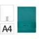 CUADERNO CON GOMILLA ANTARTIK NOTES TAPA DURA DIN A4 HOJAS LISAS VERDE AGUAMARINA 100 HOJAS 80 GR FSC