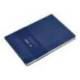 CUADERNO CON GOMILLA ANTARTIK NOTES TAPA DURA DIN A4 HOJAS PUNTOS AZUL MARINO 100 HOJAS 80 GR FSC