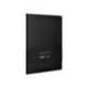 CUADERNO CON GOMILLA ANTARTIK NOTES TAPA DURA DIN A4 HOJAS RAYAS NEGRO 100 HOJAS 80 GR FSC