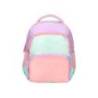 MOCHILA ESCOLAR MARCA LIDERPAPEL MULTIBOLSILLO INFANTIL AZUL ROSA MORADO 350X110X270 MM