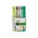 REGLA MARCA LIDERPAPEL PLASTICO 16 CM CUBILETE CON 100 UNIDADES COLORES SURTIDOS