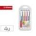 ROTULADOR STABILO FLUORESCENTE SWING COOL PASTEL ESTUCHE DE 4 UNIDADES COLORES SURTIDOS " NO SE PUEDEN ELEGIR"