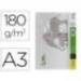 CARTULINA LIDERPAPEL DIN A3 180G/M2 BLANCO PAQUETE DE 25+5 HOJAS EN CARPETA DOSSIER TRANSPARENTE CON CIERRE