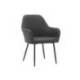 SILLA MARCA Q-CONNECT CONFIDENTE SIEMIONE BASE METALICA ALT MAX 820 ANC 570 PROF 580 COLOR GRIS OSCURO
