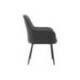 SILLA MARCA Q-CONNECT CONFIDENTE SIEMIONE BASE METALICA ALT MAX 820 ANC 570 PROF 580 COLOR GRIS OSCURO