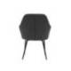 SILLA MARCA Q-CONNECT CONFIDENTE SIEMIONE BASE METALICA ALT MAX 820 ANC 570 PROF 580 COLOR GRIS OSCURO