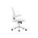 SILLA MARCA Q-CONNECT OFICINA ALBA MALLA BASE METALICA ALT MAX 1110 ANC 610 PROF 580 RUEDAS PREMIUM COLOR BLANCO