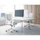 SILLA MARCA Q-CONNECT OFICINA ALBA MALLA BASE METALICA ALT MAX 1110 ANC 610 PROF 580 RUEDAS PREMIUM COLOR GRIS