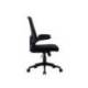 SILLA MARCA Q-CONNECT OFICINA ALBA MALLA BASE METALICA ALT MAX 1110 ANC 610 PROF 580 RUEDAS PREMIUM COLOR NEGRO