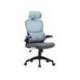 SILLA MARCA Q-CONNECT DIRECCION SORRENTO MALLA BASE METALICA ALT MAX 1320 ANC 650 PROF 600 MM RUEDAS PREMIUM AZUL GRIS