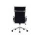 SILLA MARCA Q-CONNECT DIRECCION BOSA SIMIL PIEL BASE METALICA ALT MAX 1130 ANC 550 PROF 630 MM RUEDAS PREMIUM COLOR NEGRO