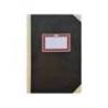 LIBRO CARTONE COSIDO MARCA FERNANDES FLECHA DIN A4+ RAYADO HORIZONTAL 100 HOJAS 100 GR NEGRO