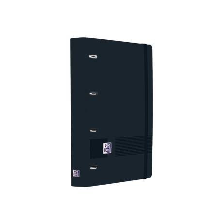 ARCHIVADOR MARCA OXFORD EUROBINDER+ LIVE&GO POLYFOAM DIN A4+ 120 HOJAS HORIZONTAL COLOR NEGRO