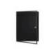VITRINA DE ANUNCIOS MARCA BI-OFFICE NEW GEN MAGNETICA ACERO LACADO 9XA4 PARA INTERIOR COLOR NEGRO 696X933X36 MM