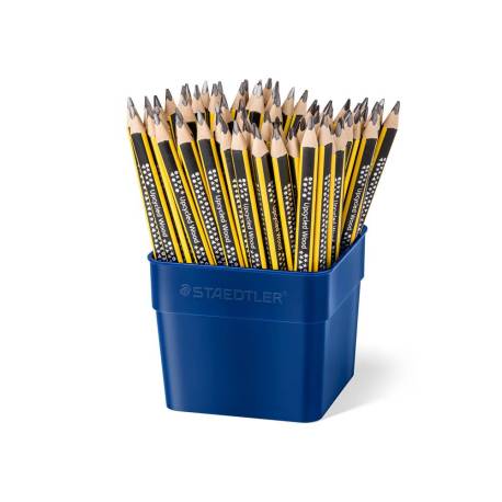 LAPICES DE GRAFITO MARCA STAEDTLER 119 TRIANGULAR JUMBO MINA 2 MM HB BOTE DE 72 UNIDADES