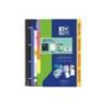 PACK CARPETA CON RECAMBIO MARCA OXFORD EBINDER SCHOOL + RECAMBIO 4 ANILLAS 80 HOJAS + JUEGO 5 SEPARADORES CARTULINA
