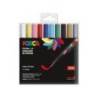 ROTULADOR MARCA UNI POSCA PCF-350/10C MARCADOR DE PINTURA PUNTA DE PINCEL BLISTER DE 10 UNIDADES